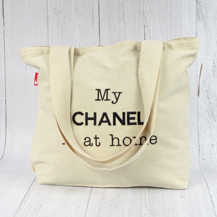 My Chanel is at Home' Canvas Bag · Noirlu · Online Store Powered