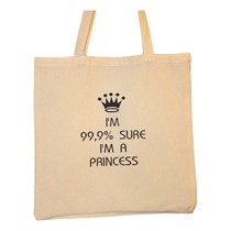 99% PRINCESSE haftowana EKO TORBA bawełniana